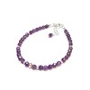 Bracelet Améthyste Argent 925 - vue V3