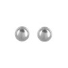 Boucle d'oreilles rondes en argent 925 diamètre 3mm - vue V1