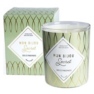 Bougie Bijou Collier argenté - Parfum Sous les frangipaniers - 40h