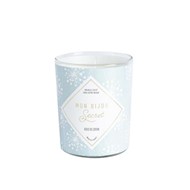 Bougie Bijou Bracelet argenté - Parfum Voile de coton - 40h