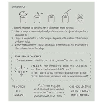 Bougie Bijou Zilveren halsketting - Rozengeur - 40u