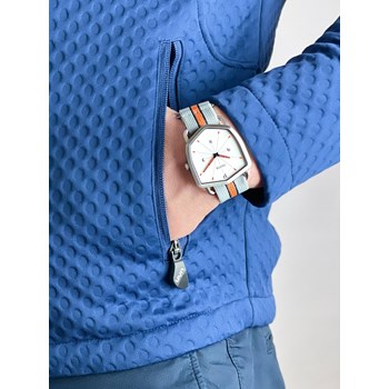 White Reverso - Nato Nylon Gris/Orange