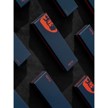 White Reverso - Nato Nylon Gris/Orange