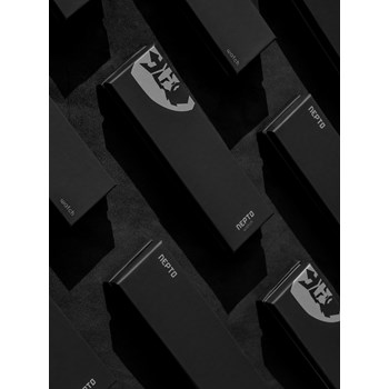 Black Reverso - Cuir Perforé Noir