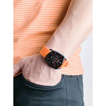 Black Reverso - Silicone Orange