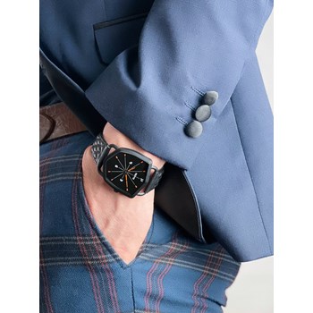 Black Reverso - Cuir Matelassé Noir