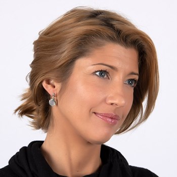 Boucles d'oreille nacre blanche et virgule d' argent 925-000