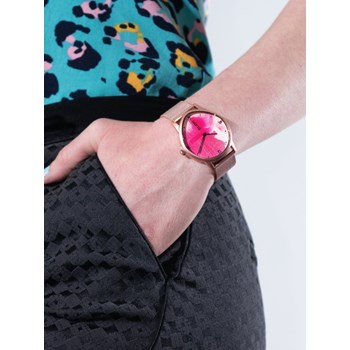 Pink Brush - Mesh Métal Or rose