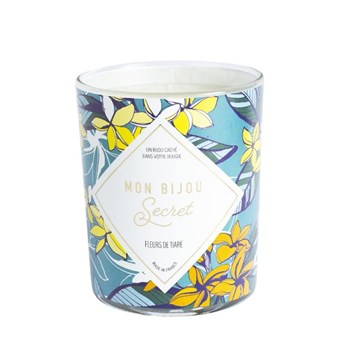 Bougie Bijou Armband argenté - Tiare bloem geur - 40h