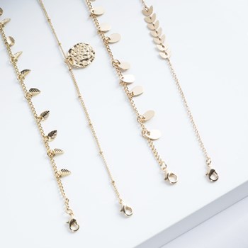 Bougie Bijou Armband doré - Tiare bloem geur - 40h