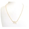 Collier de style minimaliste de perles d'eau douce Keshi. doré à l 'or fin - vue V2