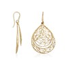 Boucles d'oreilles Or jaune - vue V1