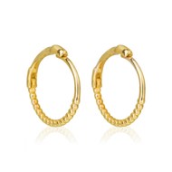 Boucles d'oreilles 'Tendresse' Or jaune