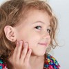 Boucles d'oreilles enfant  'Coccinelle Amoureuse' Or Jaune - vue V2