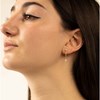 Boucles d'oreilles Or jaune  et perles - vue V2