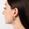 Boucles d'oreilles 'Créoles Lame' Or jaune - vue V4