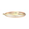 Bracelet 3 joncs entrelacés Or Tricolore 375/1000 'Trio d'or' - vue V1