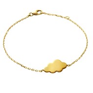 Bracelet Brillaxis nuage doré