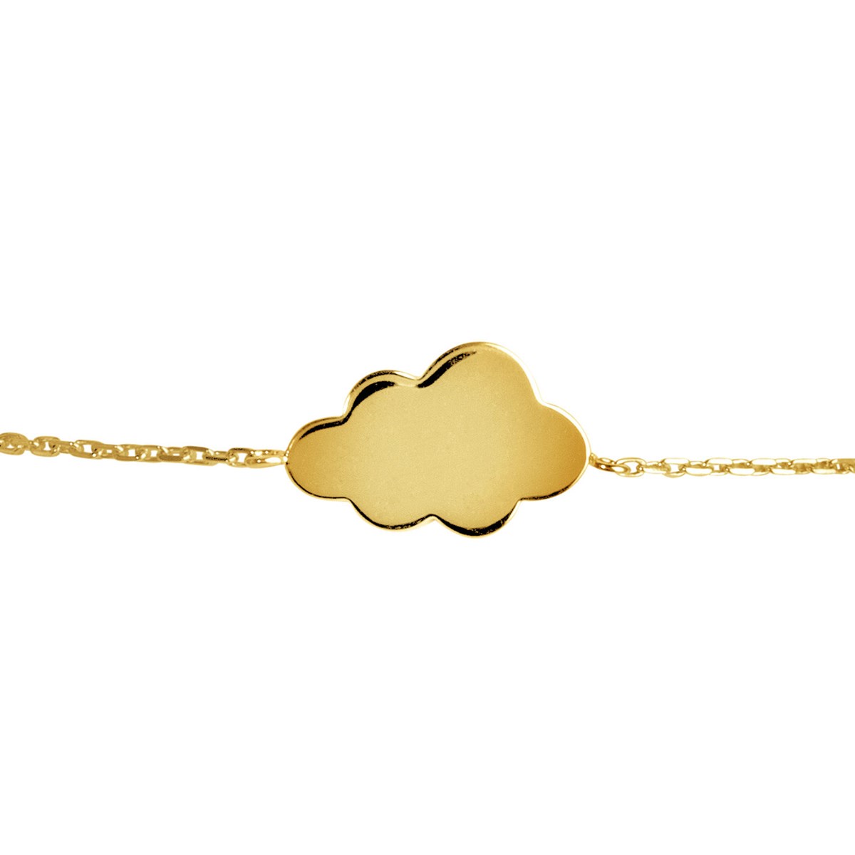 Bracelet Brillaxis nuage doré - vue 3