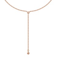 Y-Collier CINQ-A-SEPT Doré & Blanc