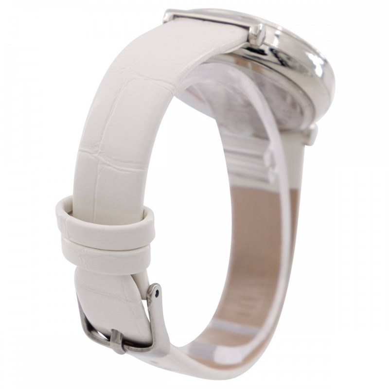 Montre Femme GIORGIO bracelet Cuir Blanc - vue 3