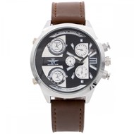 Montre Homme M. JOHN bracelet Cuir Marron