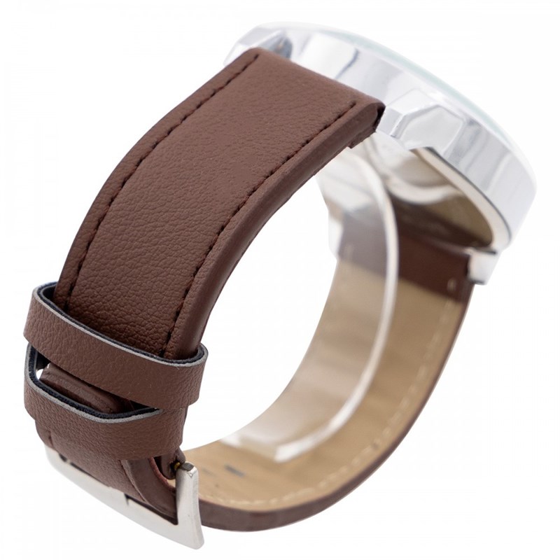 Montre Homme M. JOHN bracelet Cuir Marron - vue 3