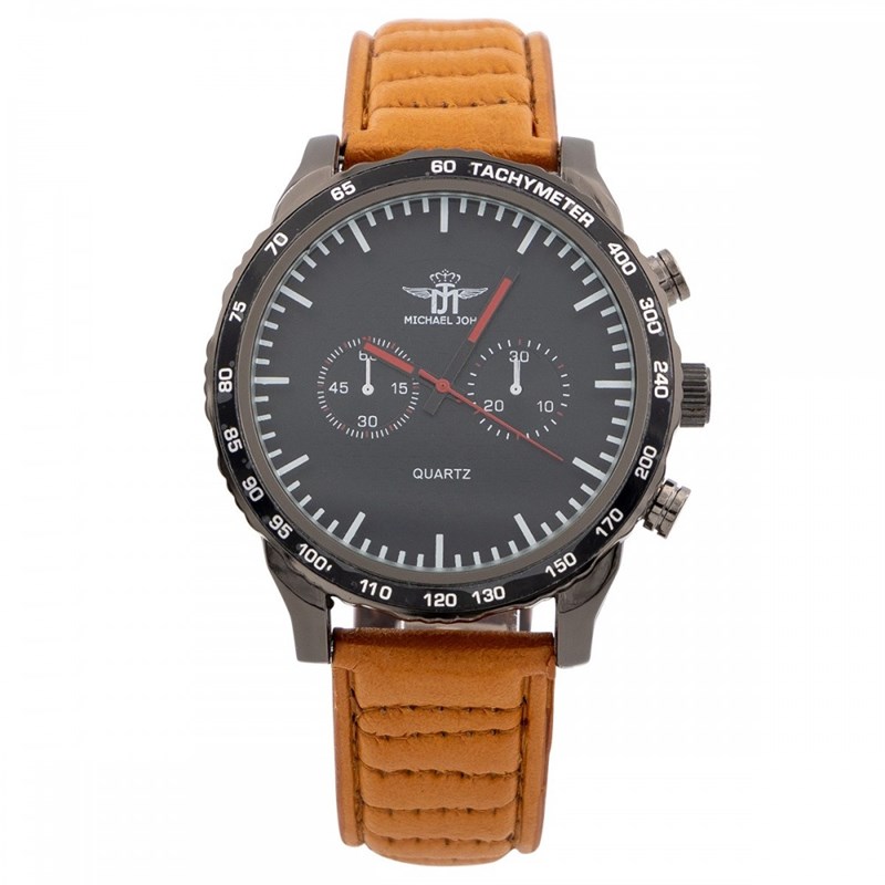 Montre Homme M. JOHN bracelet Cuir Marron