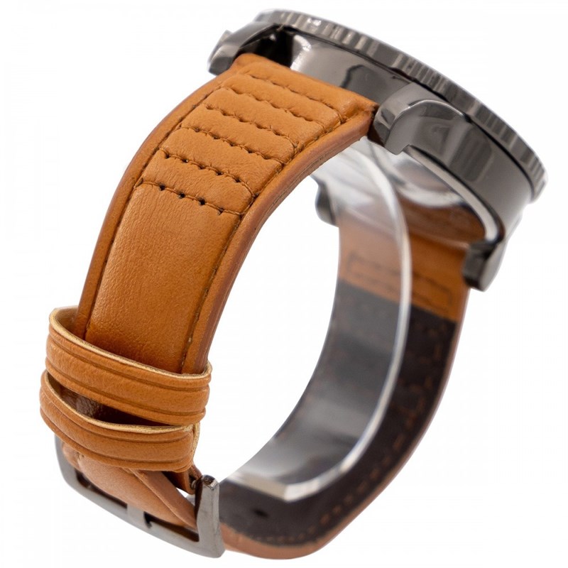 Montre Homme M. JOHN bracelet Cuir Marron - vue 3