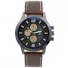 Montre Homme M. JOHN bracelet Cuir Marron - vue V1