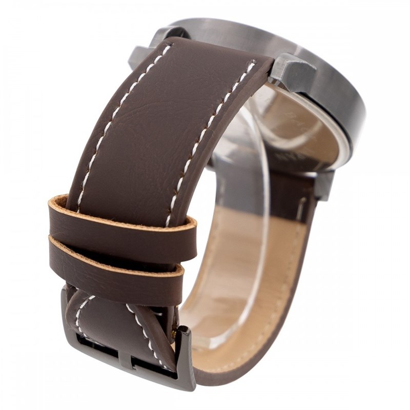 Montre Homme M. JOHN bracelet Cuir Marron - vue 3