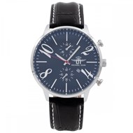 Montre Homme M. JOHN bracelet Cuir Noir