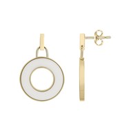 Boucles d'oreilles pendantes Kennedy en Acier