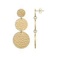 Boucles d'oreilles pendantes Naomie en Acier