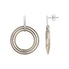Boucles d'oreilles pendantes Alyssa en Acier - vue V1