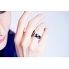 Bague Camila en Argent avec oxyde de zirconium blanc - vue V2
