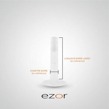 Doorborend schelpblad in geel goud