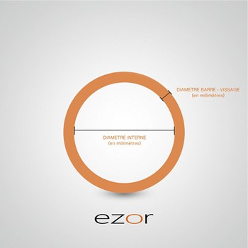 Conch ring: geelgouden clicker met Swarovski kristallen