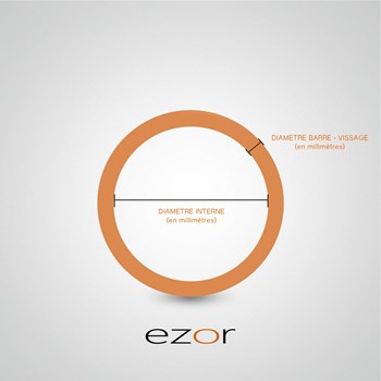 Witgouden clickerring met Swarovski-kristallen voor de helix