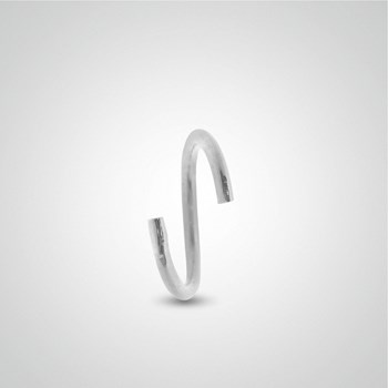 Witgouden Helix Ring Piercing te Verspreiden