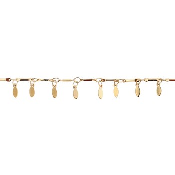 Bracelet classique intemporel quotidien doré à l'or fin 24K CAMILLE