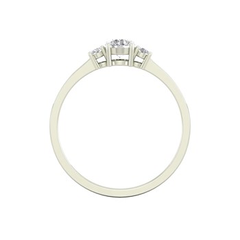 Bague ADEN Or 750 Blanc Diamants 1.7grs