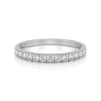 Alliance Or 750 Blanc Diamants 1.57grs