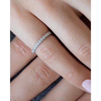 Alliance Or 750 Blanc Diamants 1.57grs