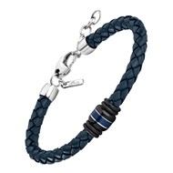 Bracelet homme Lotus Collection Urban Man cuir bleu