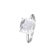 Bague ' Sophronie' Or blanc et Topaze