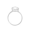 Bague ' Sophronie' Or blanc et Topaze - vue V3