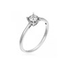 Bague 'Amoureuse' Or blanc et Diamants 0.03ct - vue V1