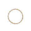 Bague Torsadée Or jaune 375/1000 'Idylle' - vue V3