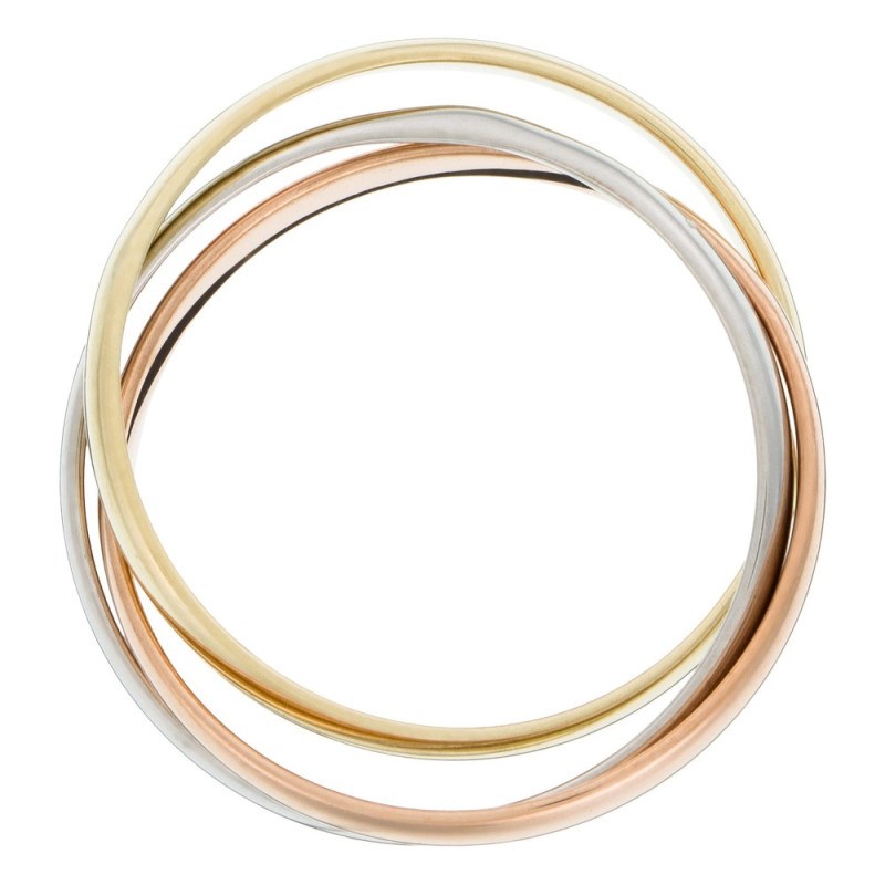 Bague 'Liberté' Or tricolore - vue 3